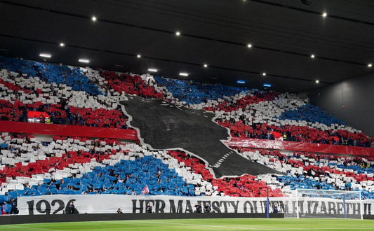 Rangers rocking the UEFA Champions League - Terry Kneeshaw Art