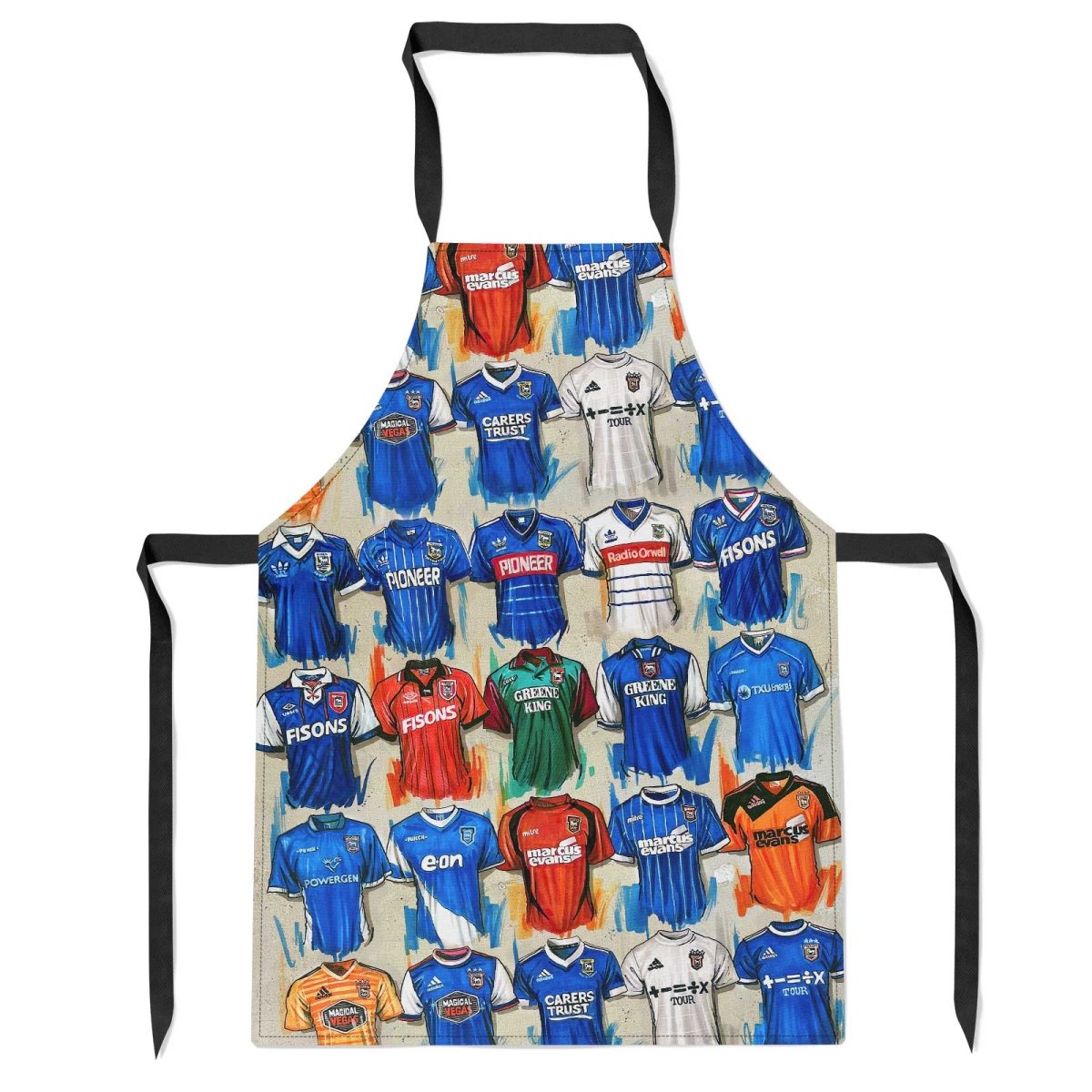 Ipswich Town Apron - Terry Kneeshaw Art