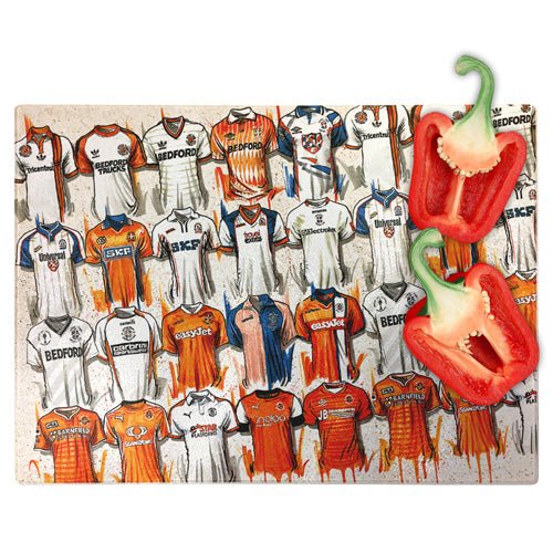 Luton Town Chopping Board - Terry Kneeshaw Art