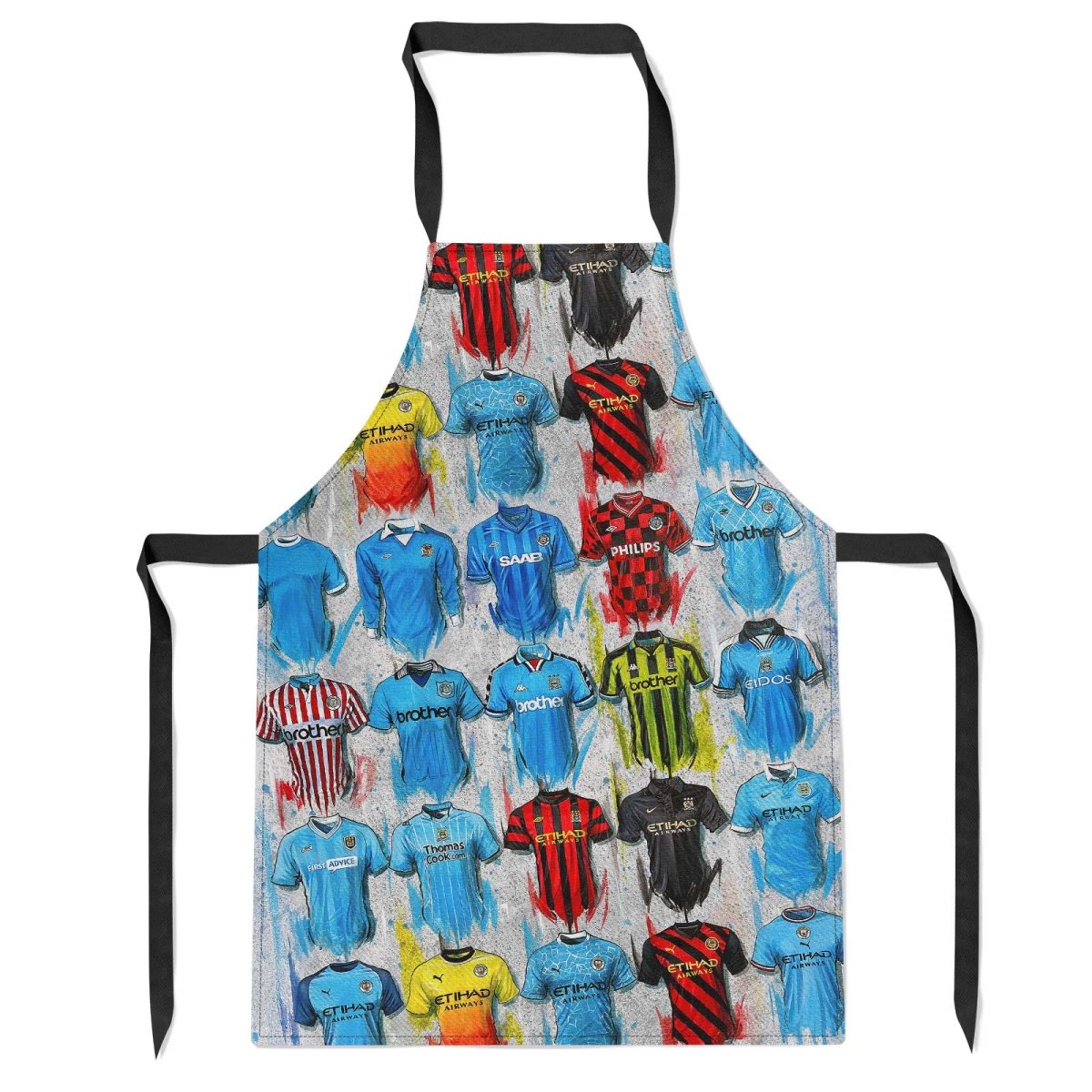 Man City 2022 Apron - Terry Kneeshaw Art