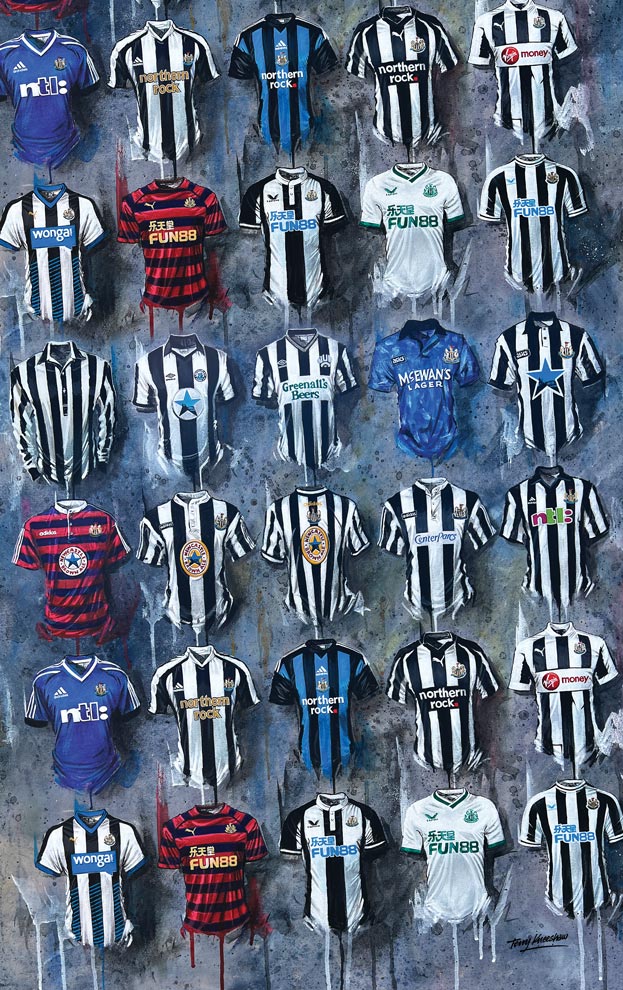 Newcastle 2023 Tea Towel - Terry Kneeshaw Art