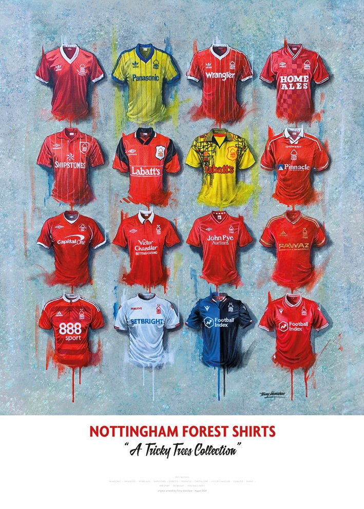 Nottingham Forest Football Shirts Art Terry Kneeshaw – Terry