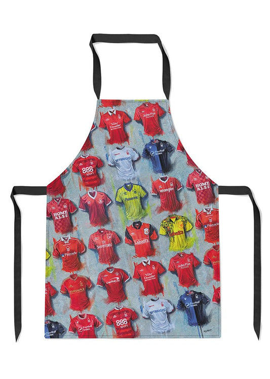 Nottingham Forest Shirts - A Tricky Trees Collection Apron - Terry Kneeshaw Art