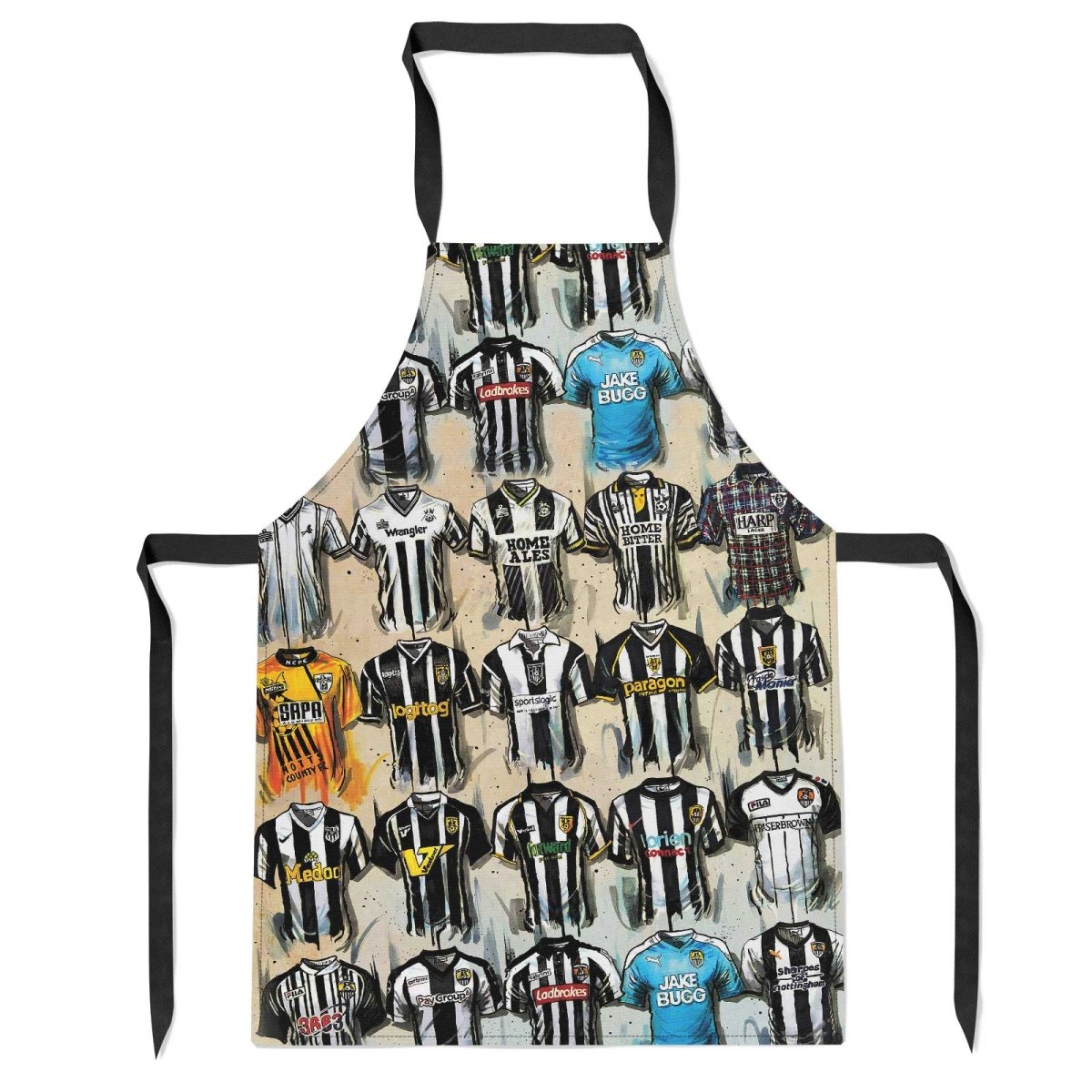 Notts County Apron - Terry Kneeshaw Art