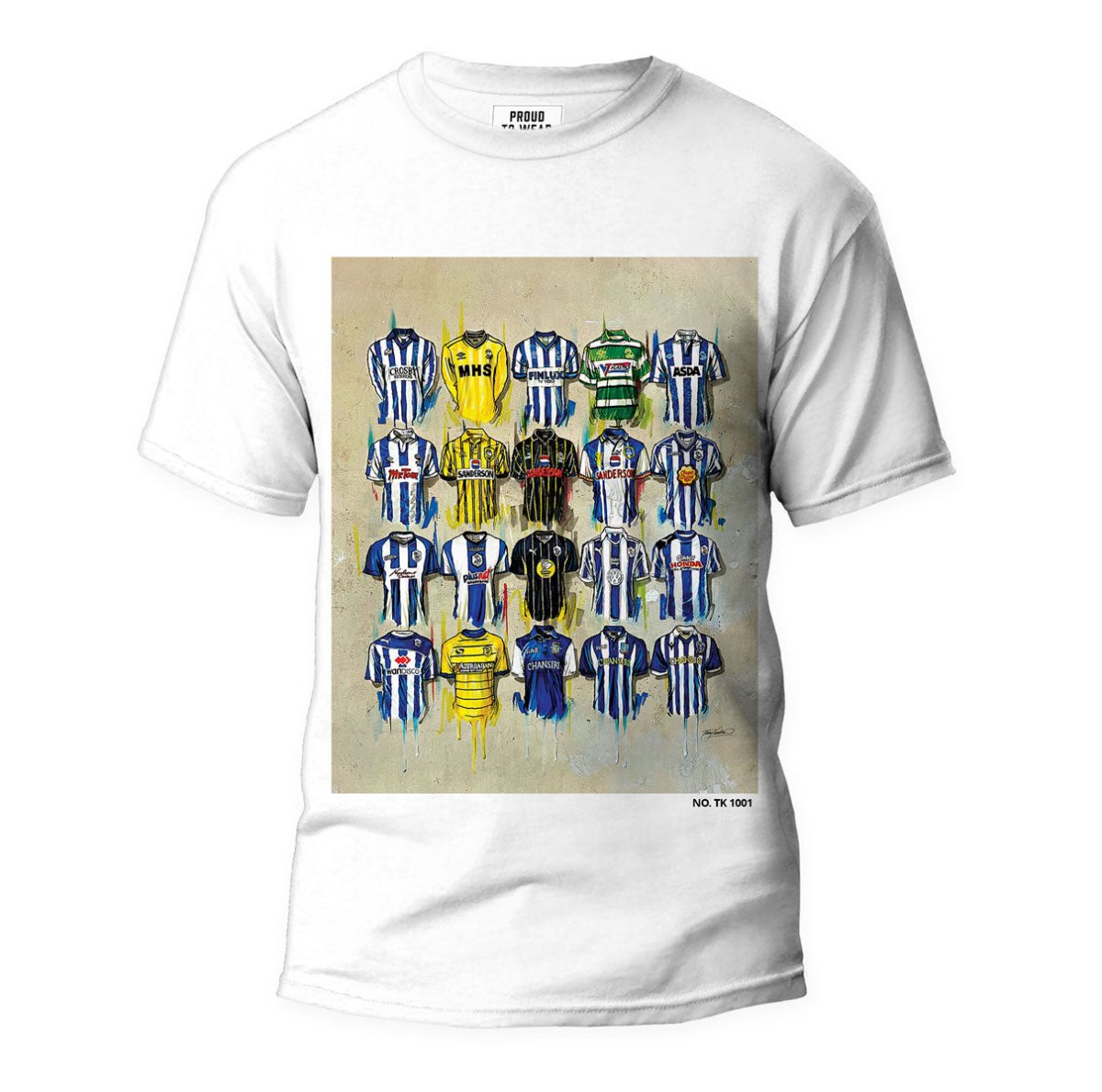 Sheffield Wednesday - T Shirt - Terry Kneeshaw Art
