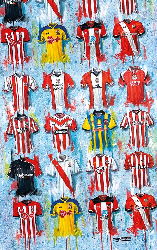 Southampton Tea Towel - Terry Kneeshaw Art