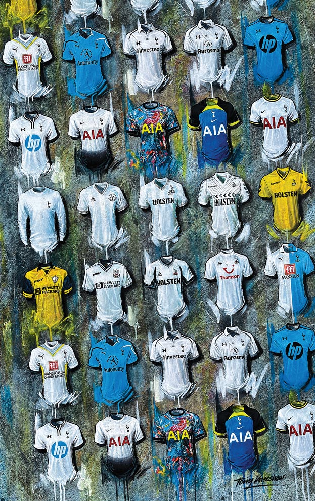 Spurs 2022 Tea Towel - Terry Kneeshaw Art
