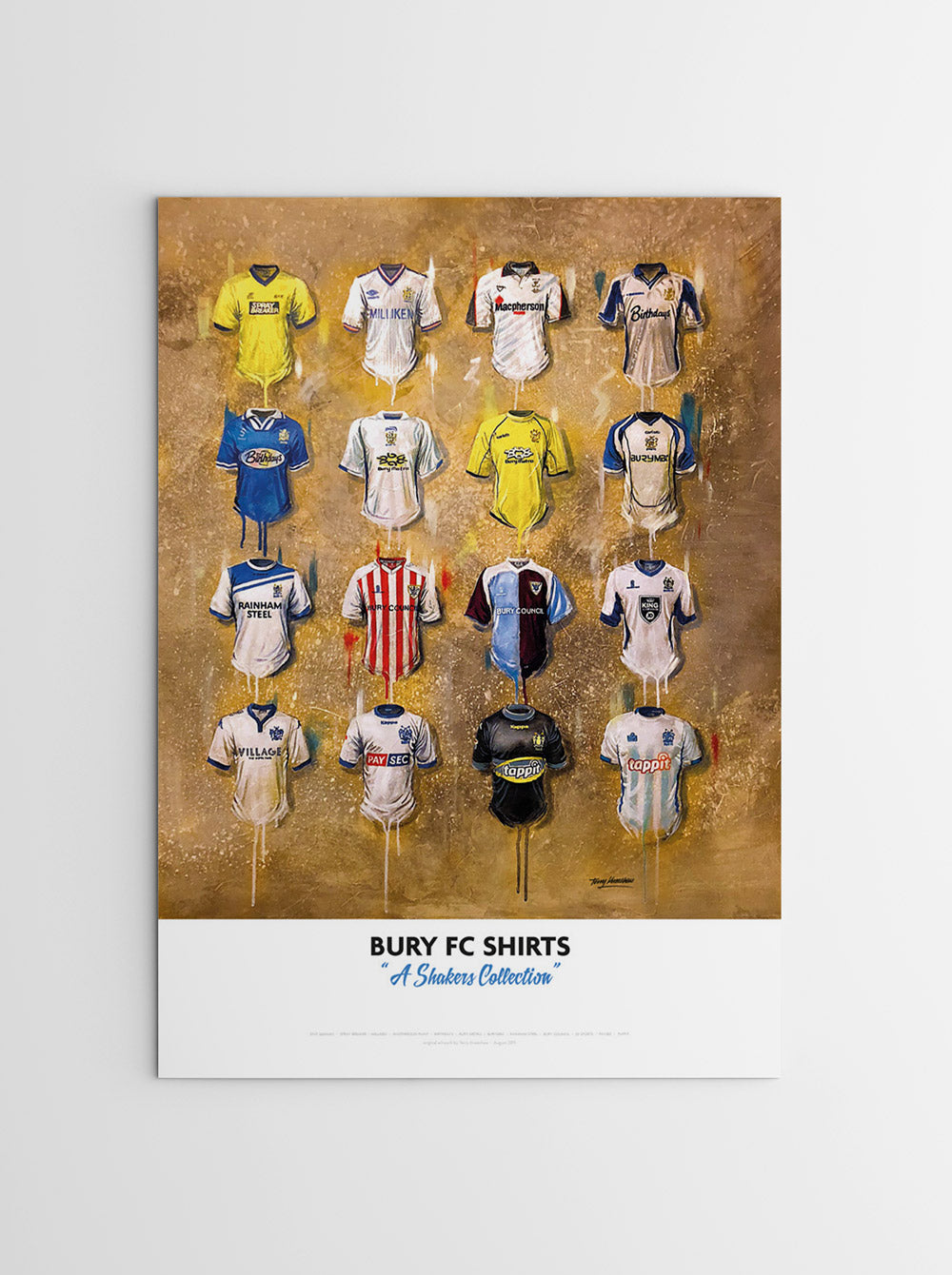Bury FC Shirts - A Shakers Collection