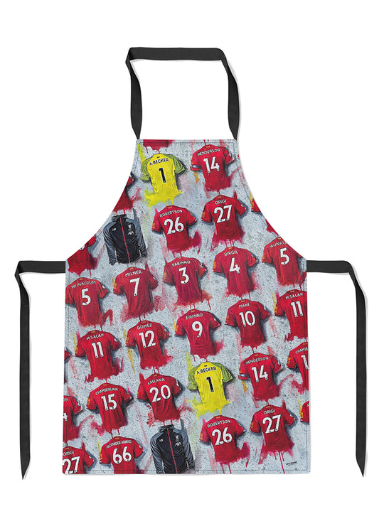 Liverpool Shirts - A Champions Collection Apron