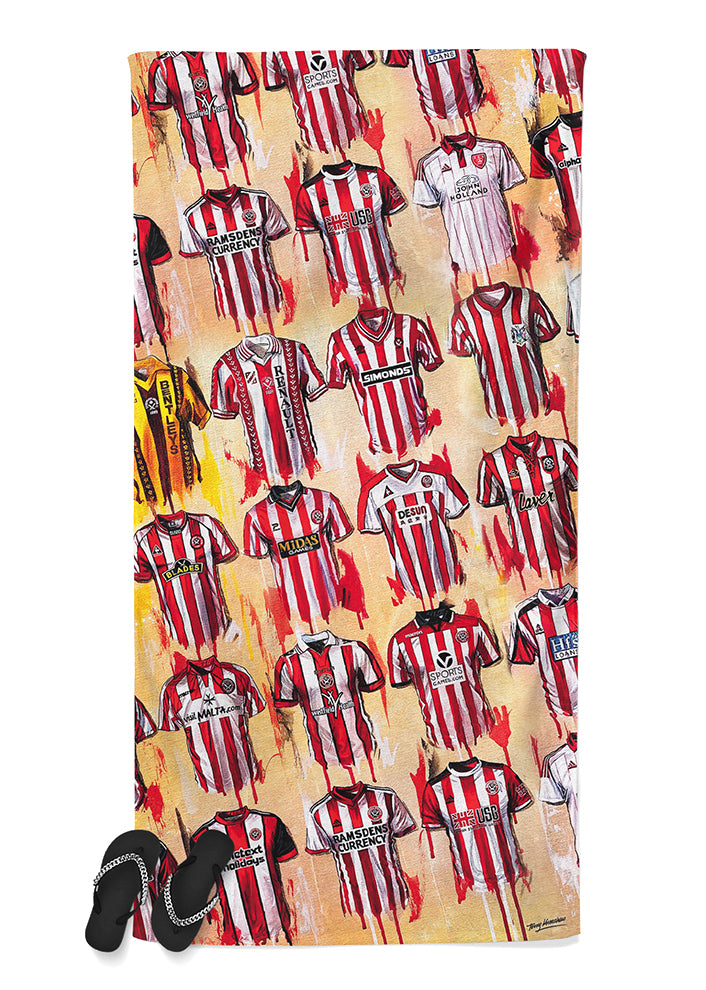 Sheffield United Shirts - A Blades Collection Beach Towel