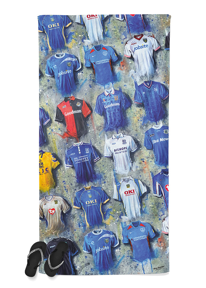 Portsmouth Shirts - A Pompey Collection Beach Towel