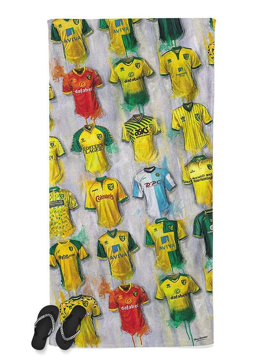Norwich Shirts - A Canaries Collection Beach Towel