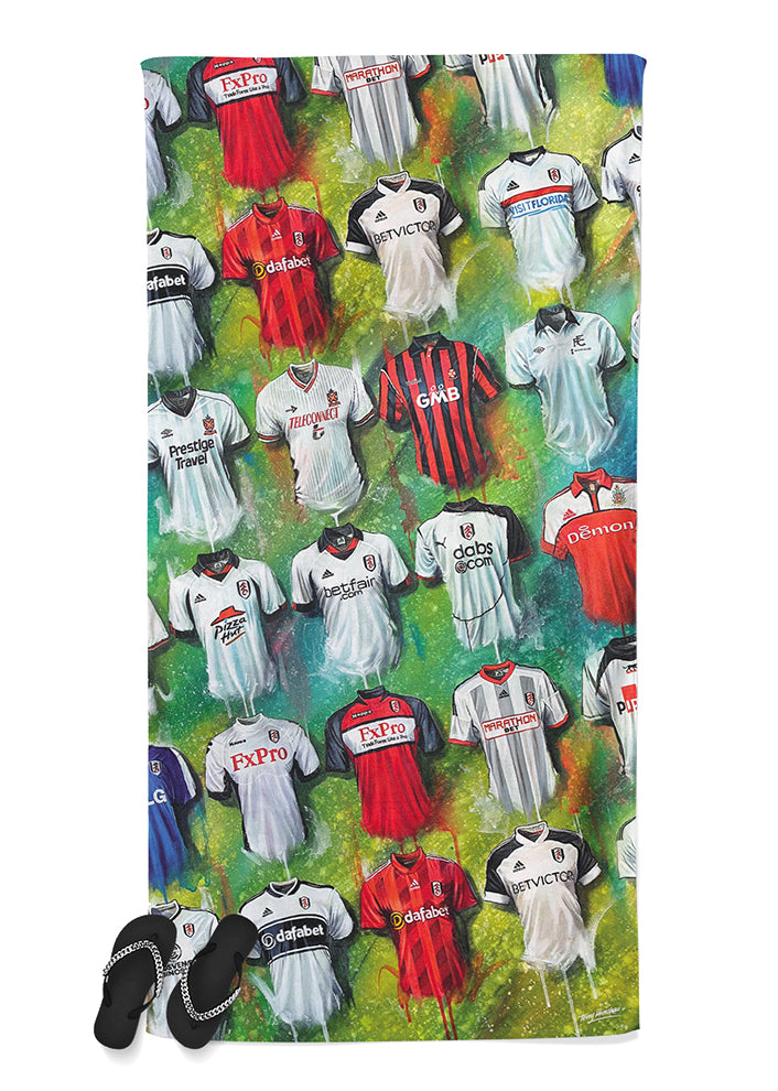 Fulham Shirts - A Cottager's Collection Beach Towel