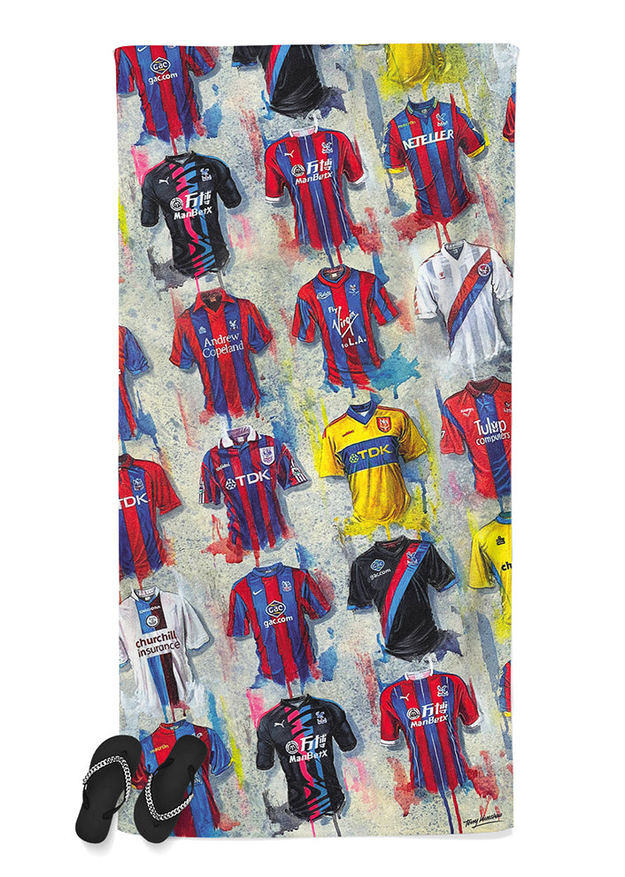 Crystal Palace Shirts - An Eagle's Collection Beach Towel