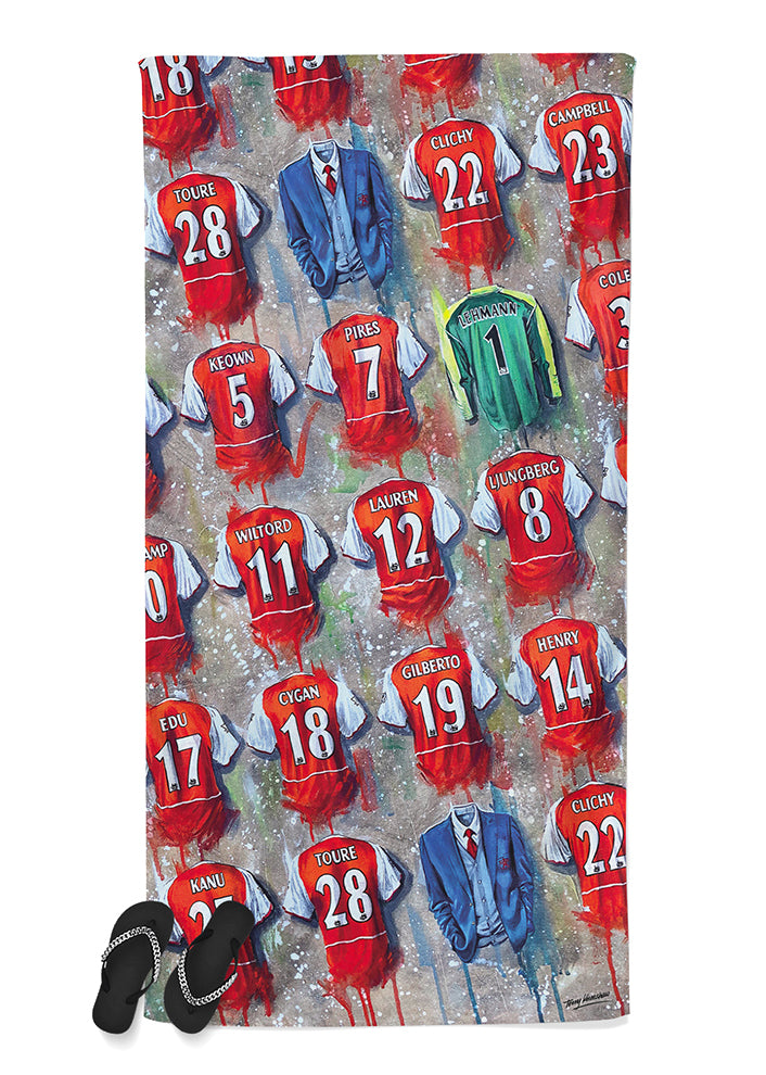 Arsenal The Invincibles - A Highbury Collection Beach Towel