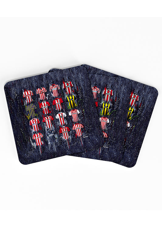 Brentford Shirts - A Bees Collection Coasters