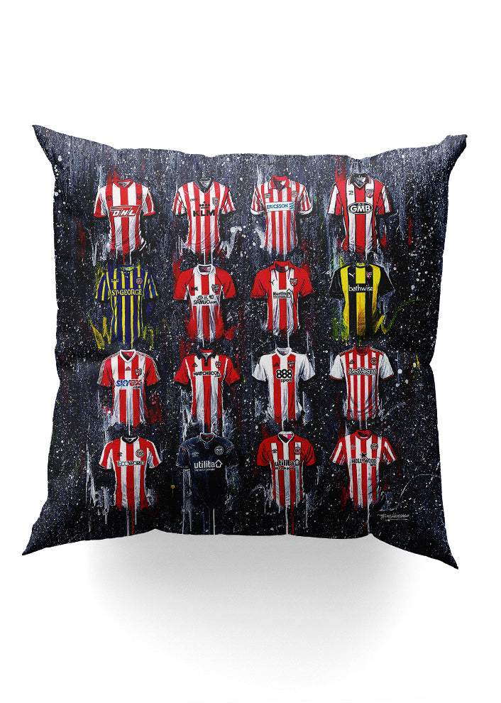 Brentford Shirts - A Bees Collection Cushion