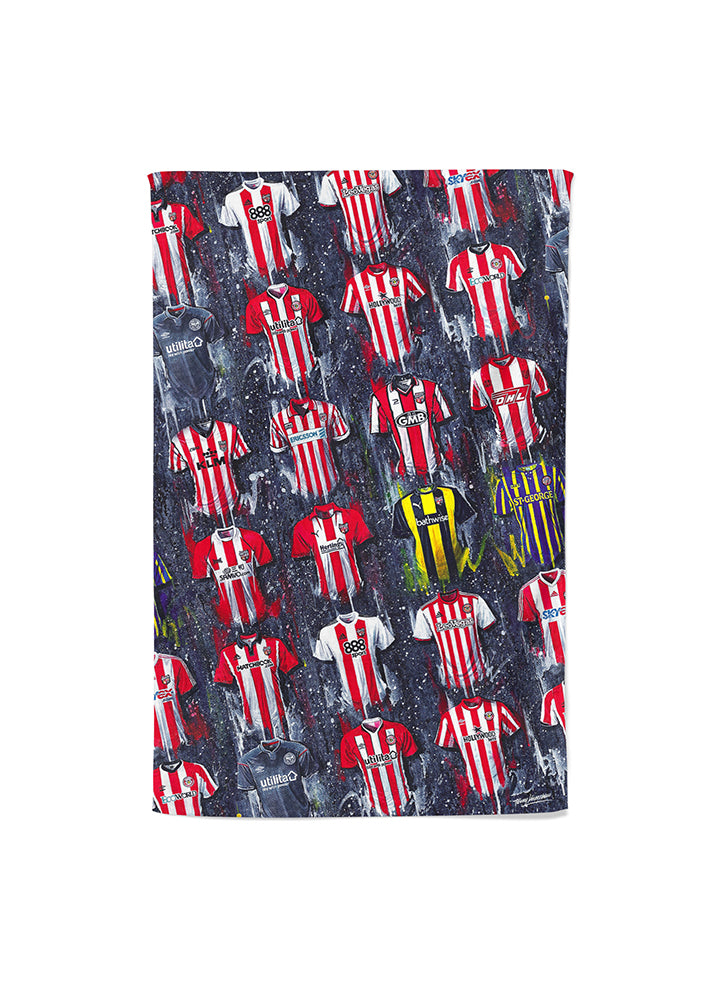 Brentford Shirts - A Bees Collection Tea Towel