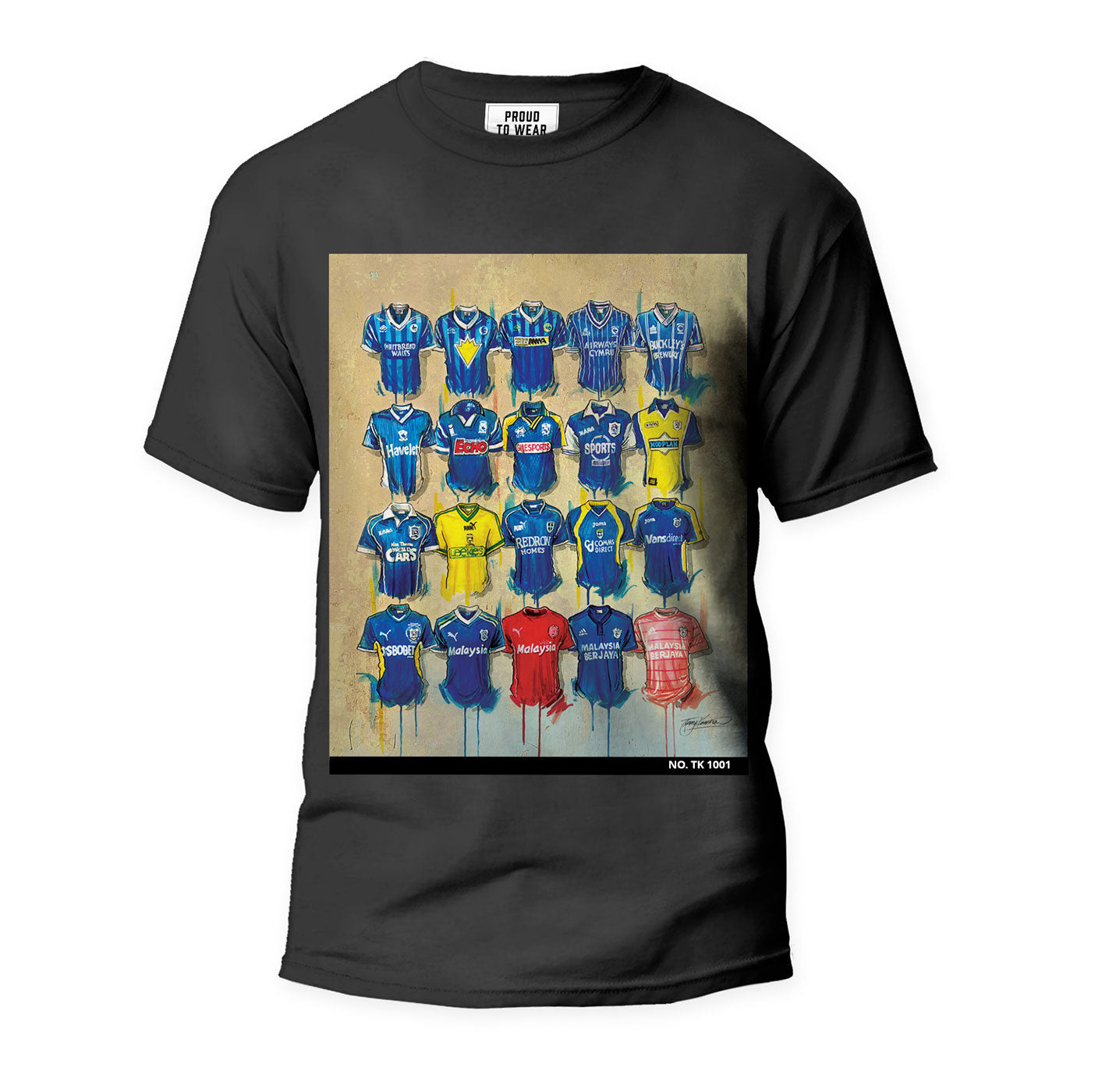 Cardiff City FC - A Bluebirds Collection T Shirt