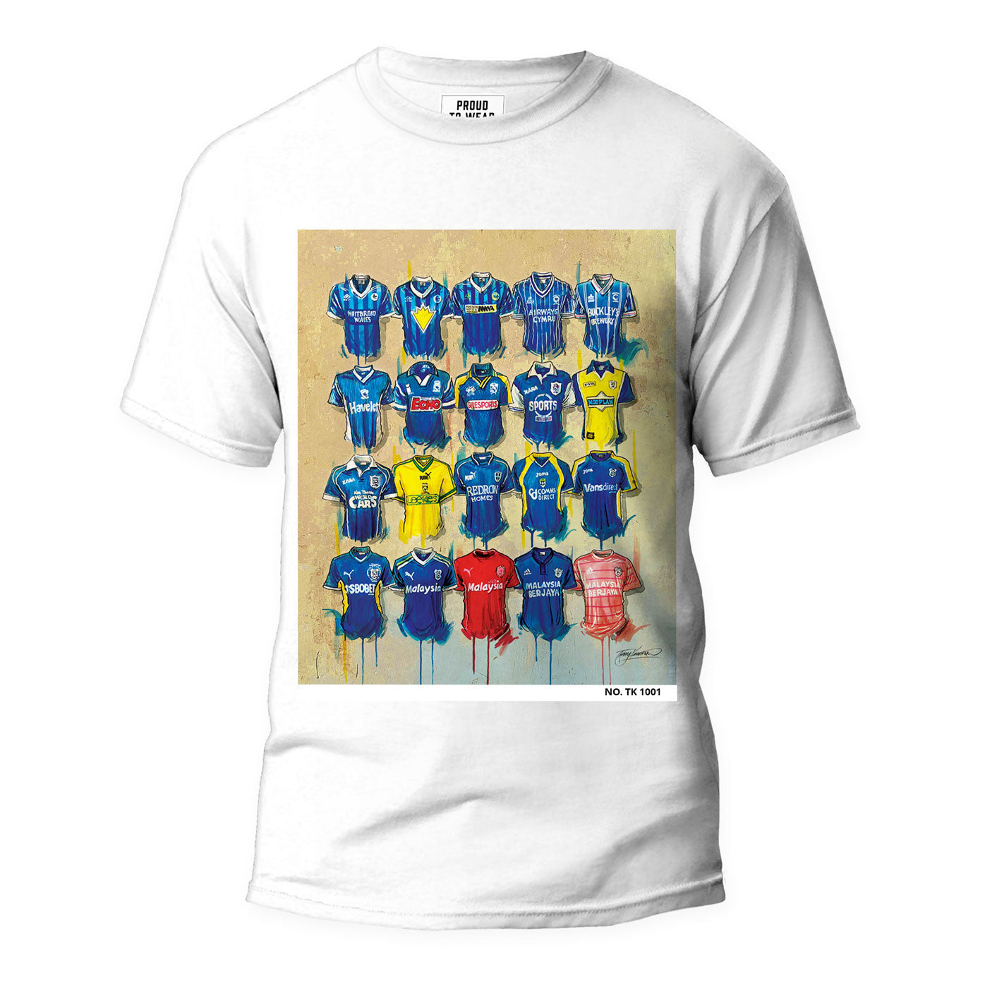 Cardiff City FC - A Bluebirds Collection T Shirt