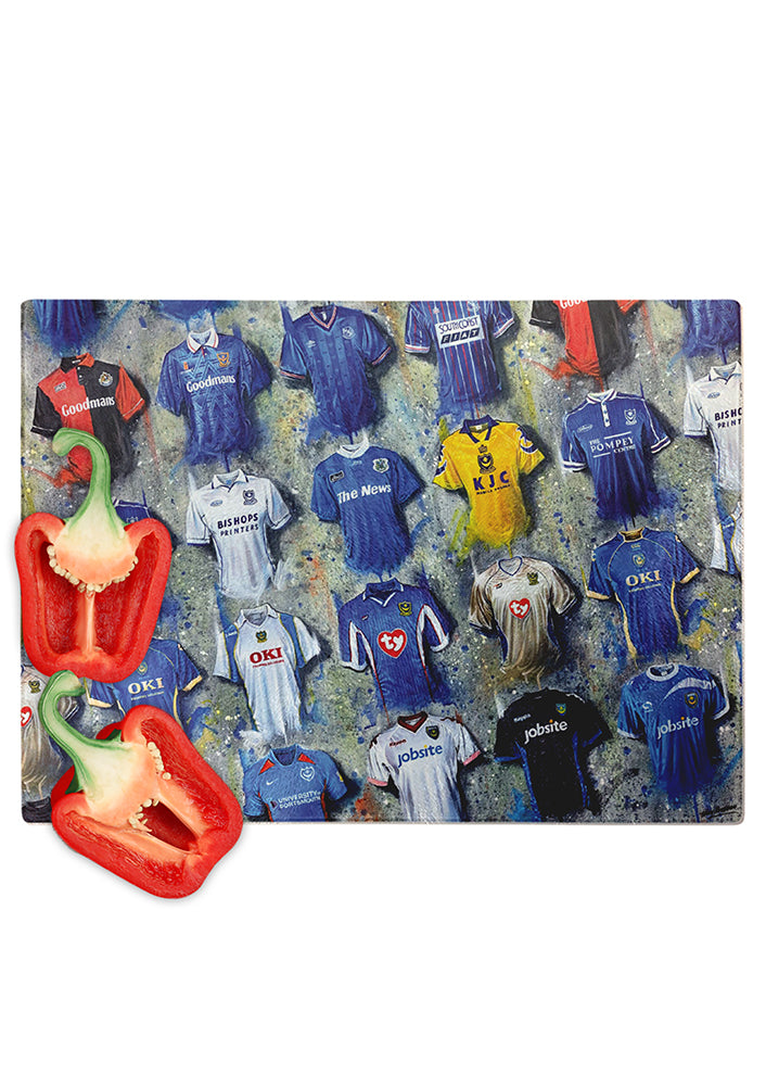 Portsmouth FC Shirts - A Pompey Collection Chopping Board