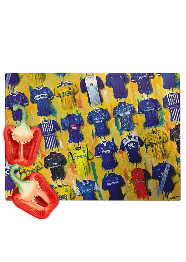 Birmingham City Shirts - A Blue's Collection Chopping Board
