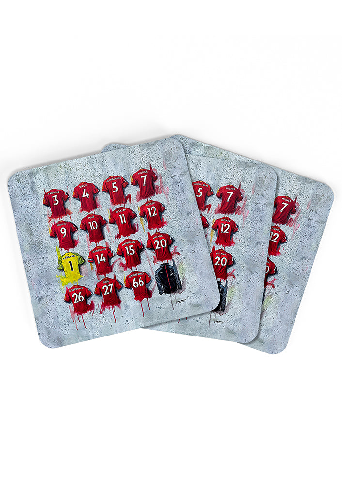 Liverpool FC Shirts - A Champions Collection Coasters