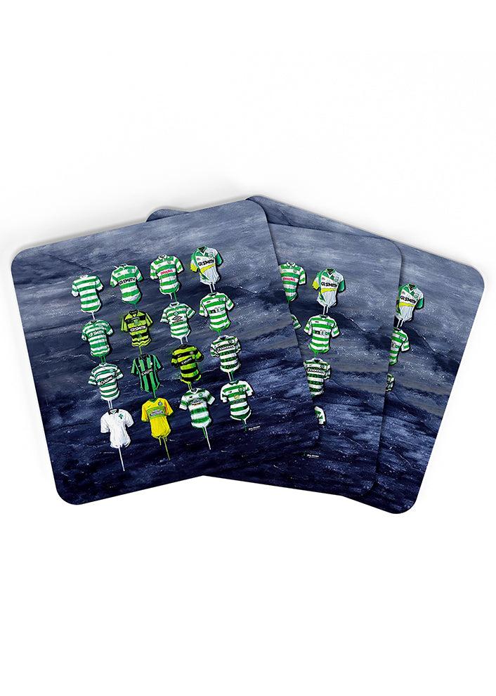 Celtic FC Shirts - A Hoop's Collection Coasters