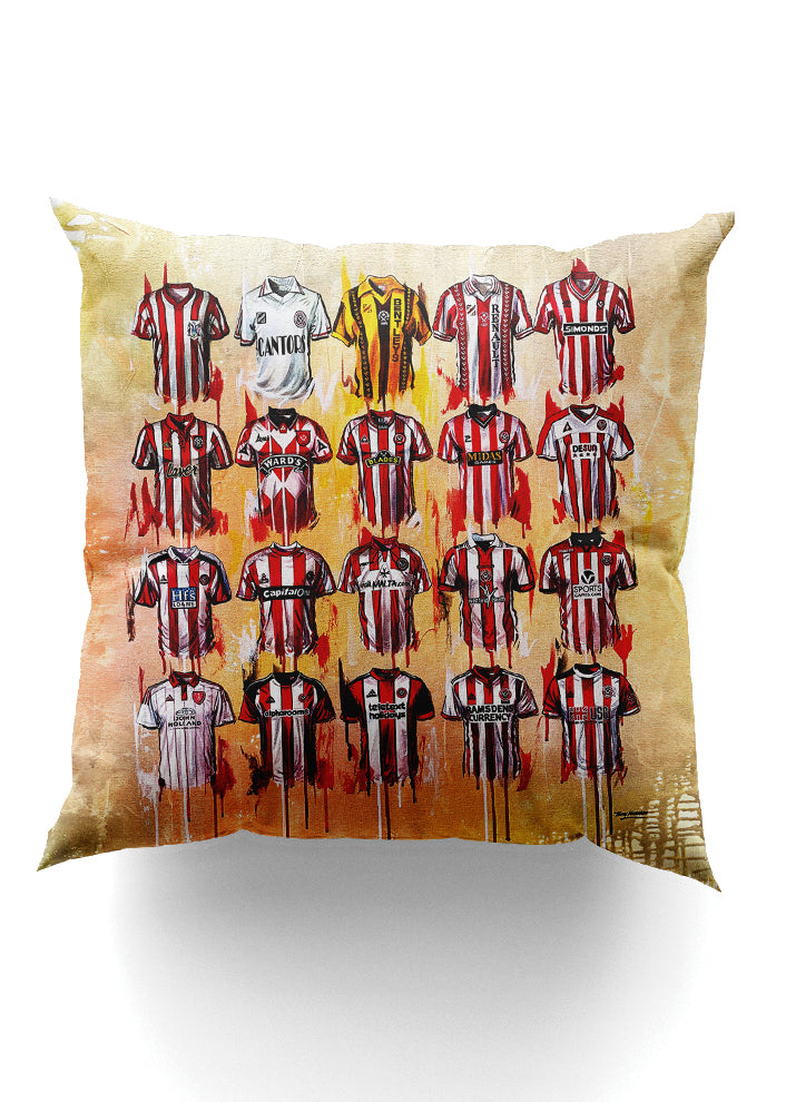 Sheffield United Shirts - A Blades Collection Cushion
