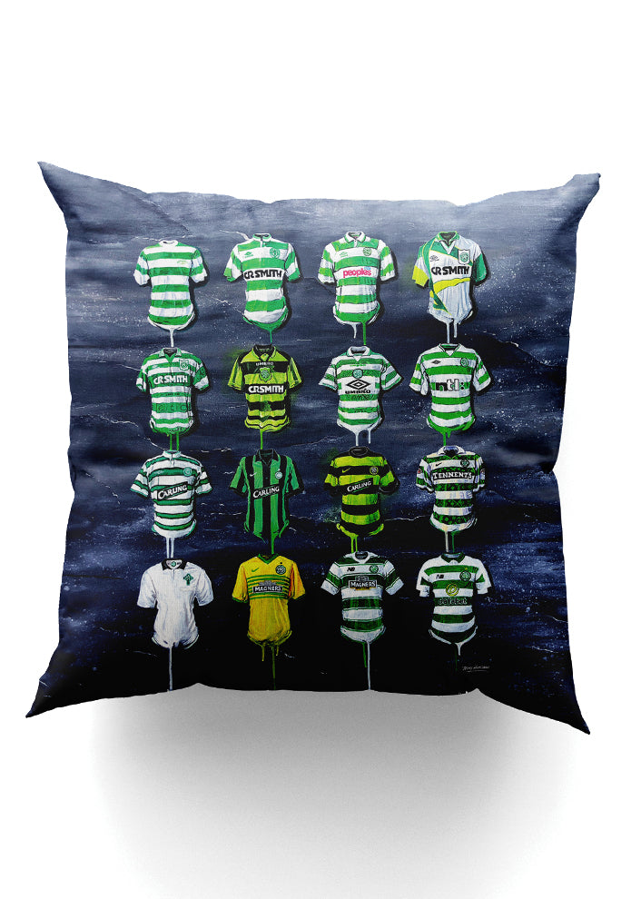 Celtic Shirts - A Hoops Collection Cushion
