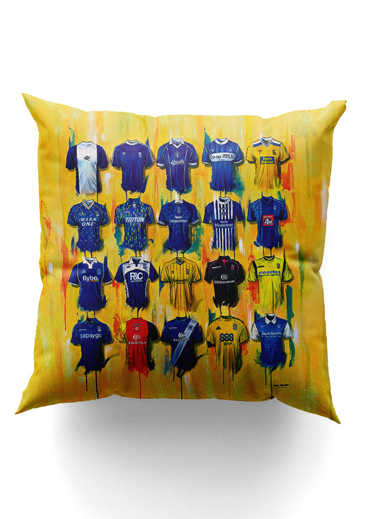 Birmingham City Shirts - A Blues Collection Cushion