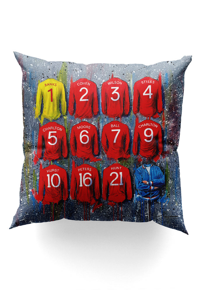 England 1966 Shirts - A World Cup Winner's Collection Cushion