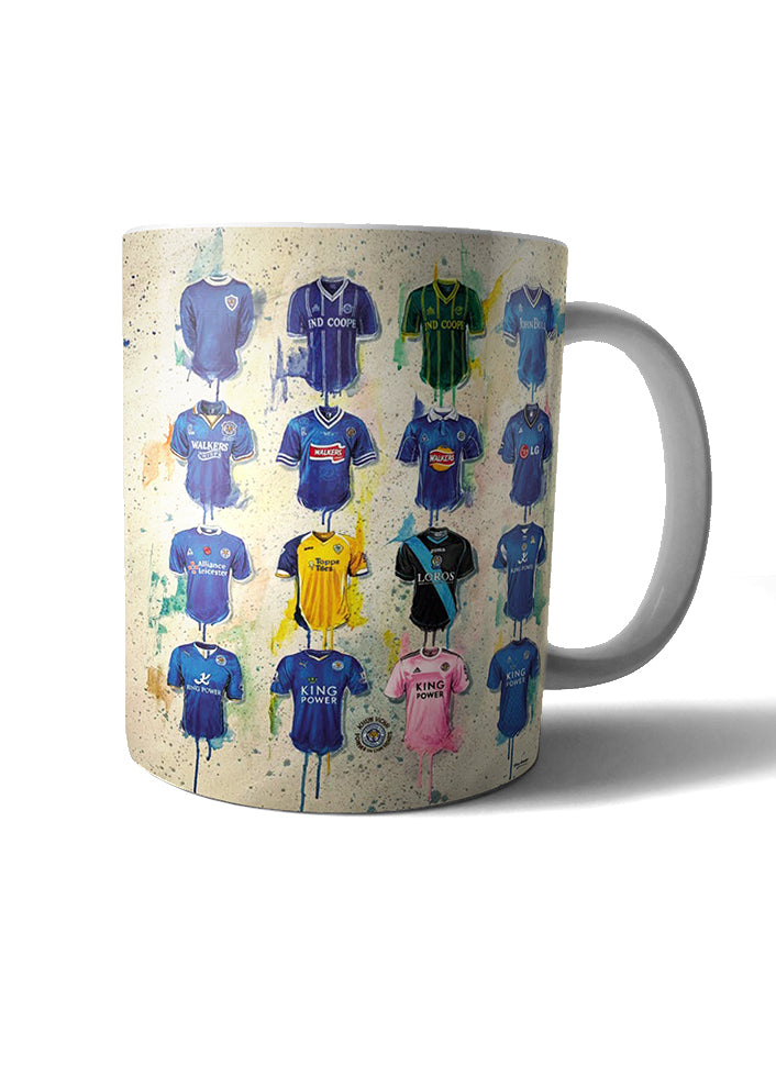 Leicester City Shirts - A Foxes Collection Mug