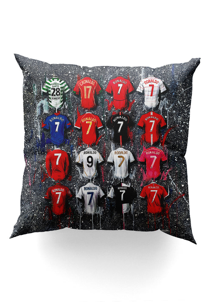 Ronaldo Shirts - A CR7 Collection Cushion