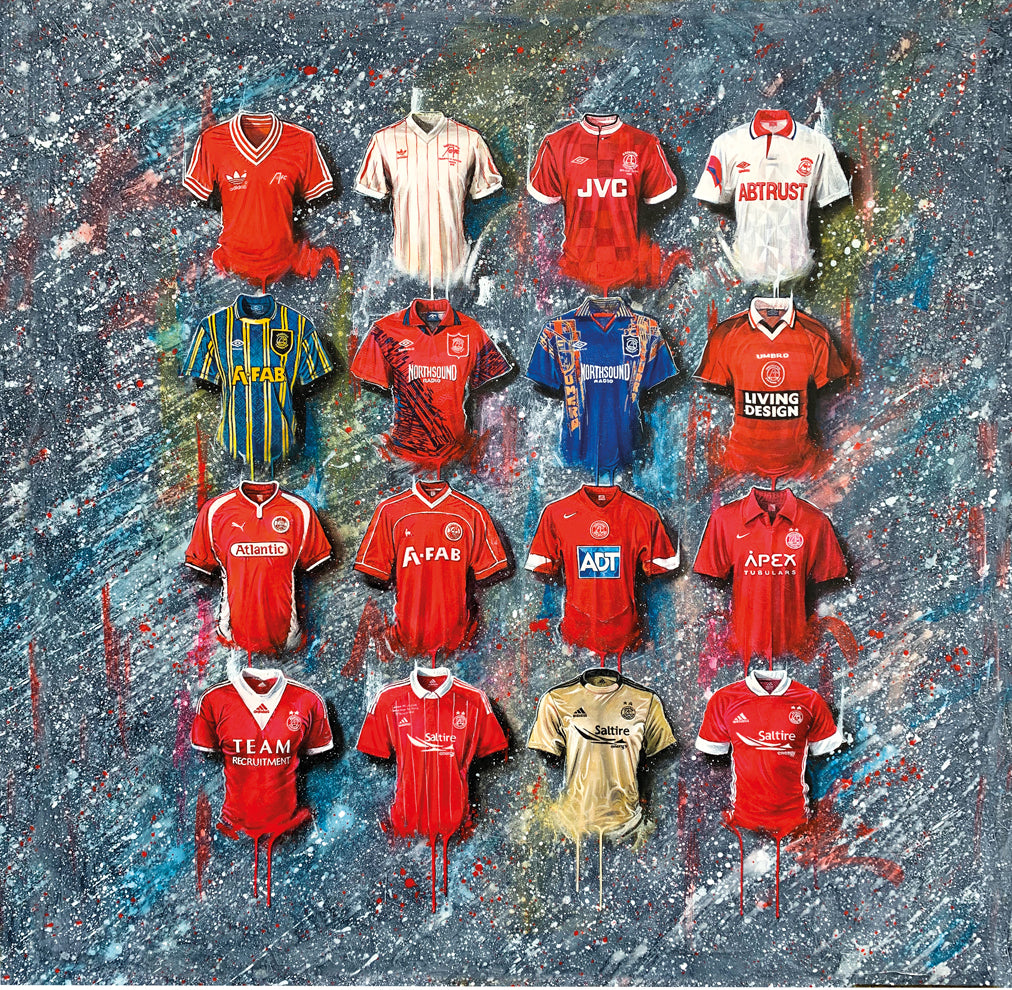 Aberdeen FC Shirts Original Canvas
