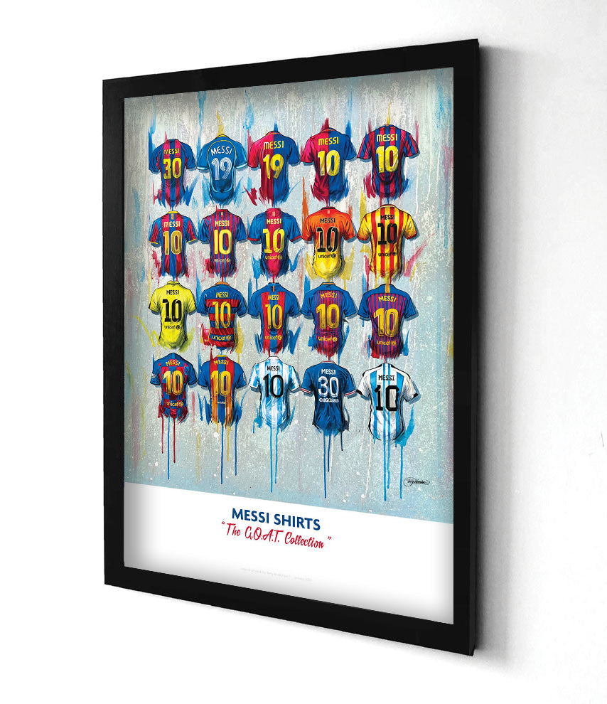Messi - A Goat Collection A2 Signed Limited Edition Personalised Prints