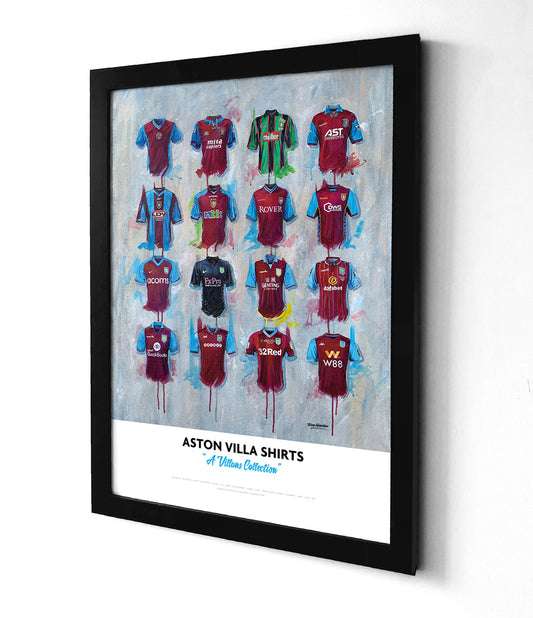 Aston Villa Limited Edition Print - A Villans Collection