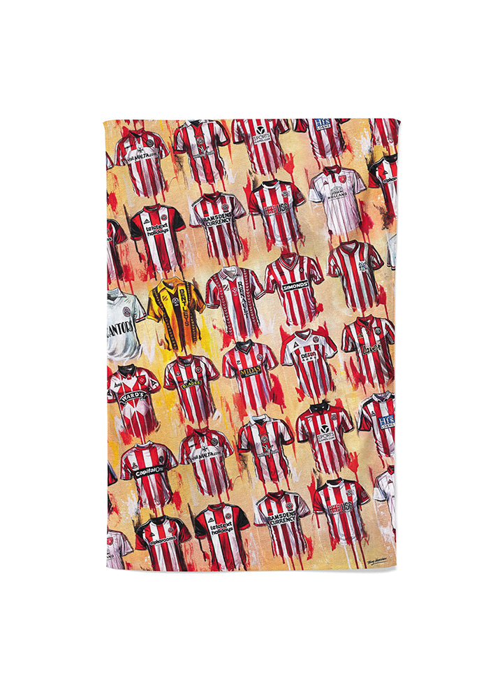 Sheffield United Shirts - A Blade's Collection Tea Towel