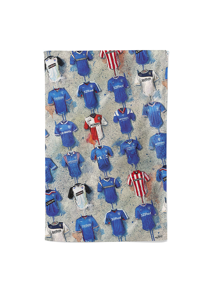 Rangers Shirts - A Teddybears Collection Tea Towel