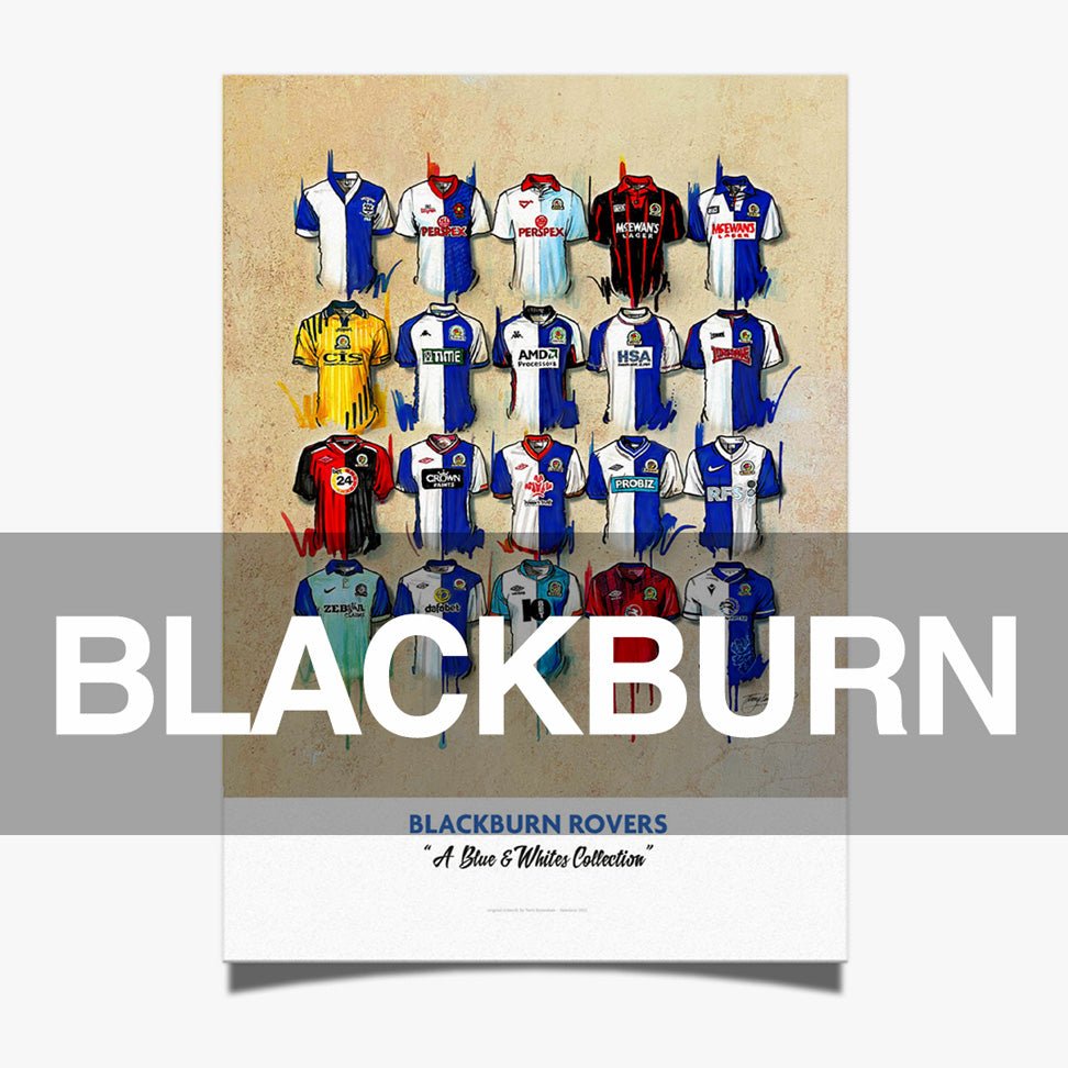 Blackburn Rovers Football Art Prints - Terry Kneeshaw Art