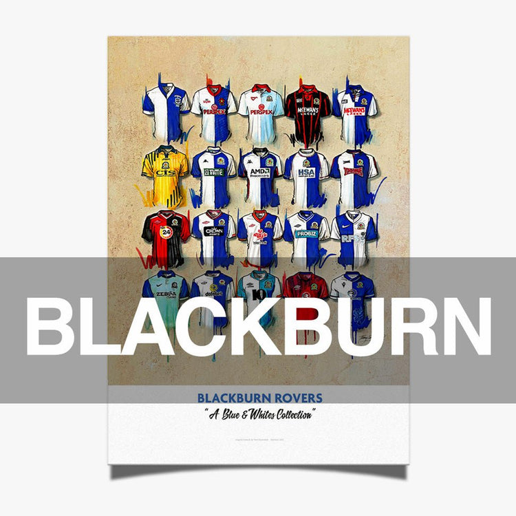 Blackburn Rovers Football Art Prints - Terry Kneeshaw Art