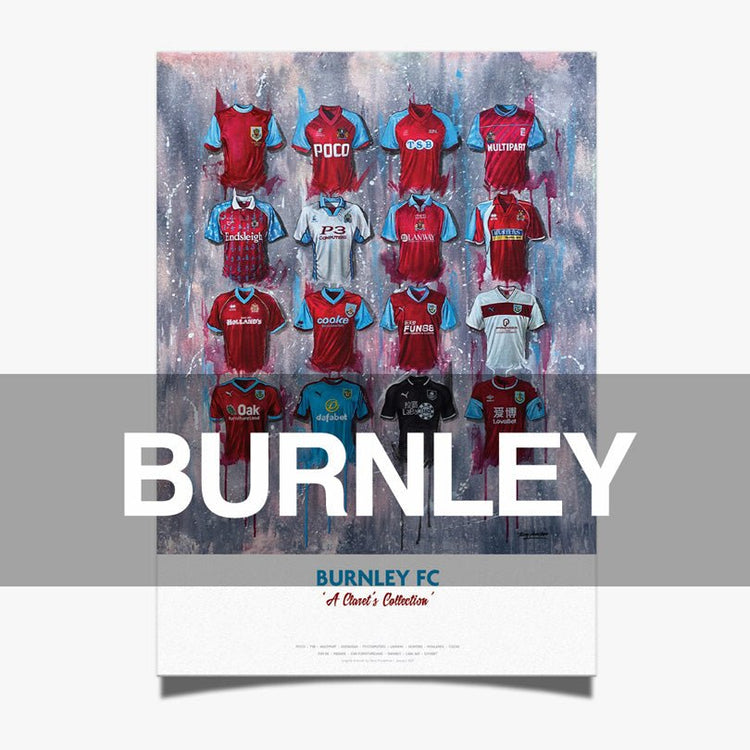 Burnley Football Art Prints - Terry Kneeshaw Art