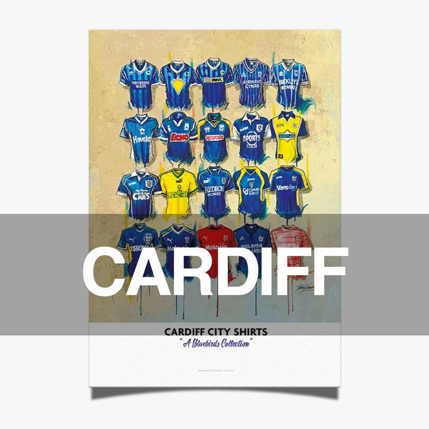 Cardiff Football Art Prints - Terry Kneeshaw Art