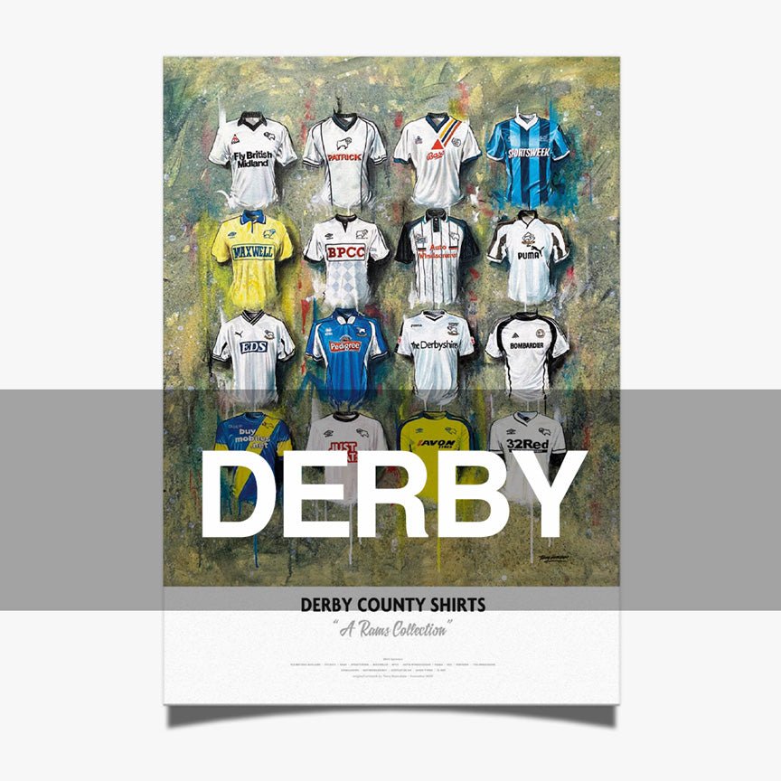 Derby County Football Art Prints - Terry Kneeshaw Art