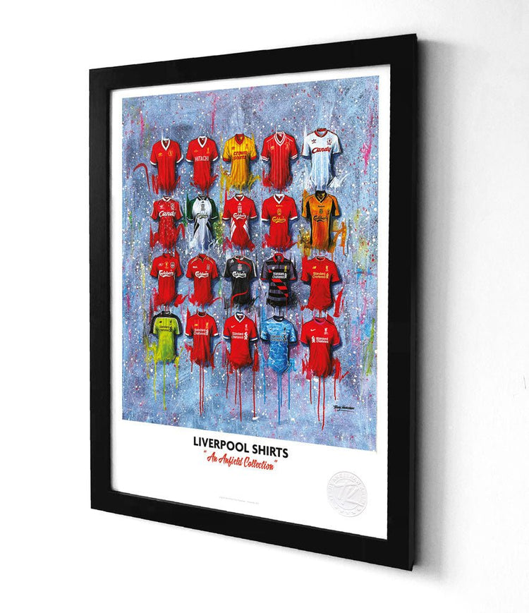 Framed Football Prints - Terry Kneeshaw Art