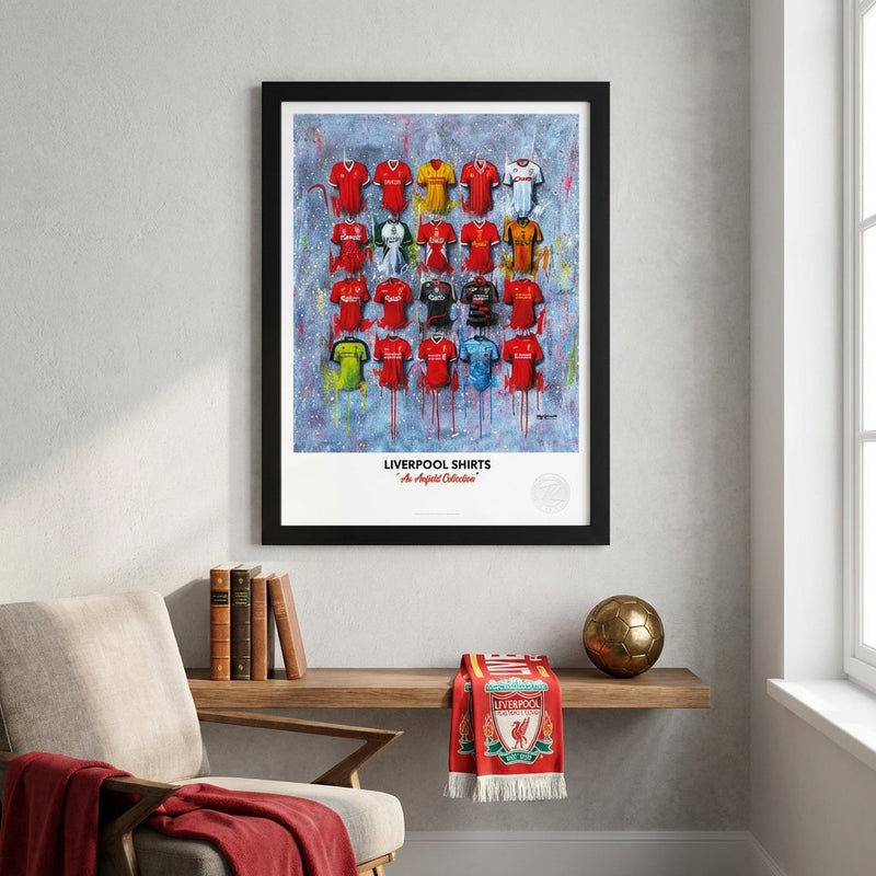 Framed Football Prints - Terry Kneeshaw Art