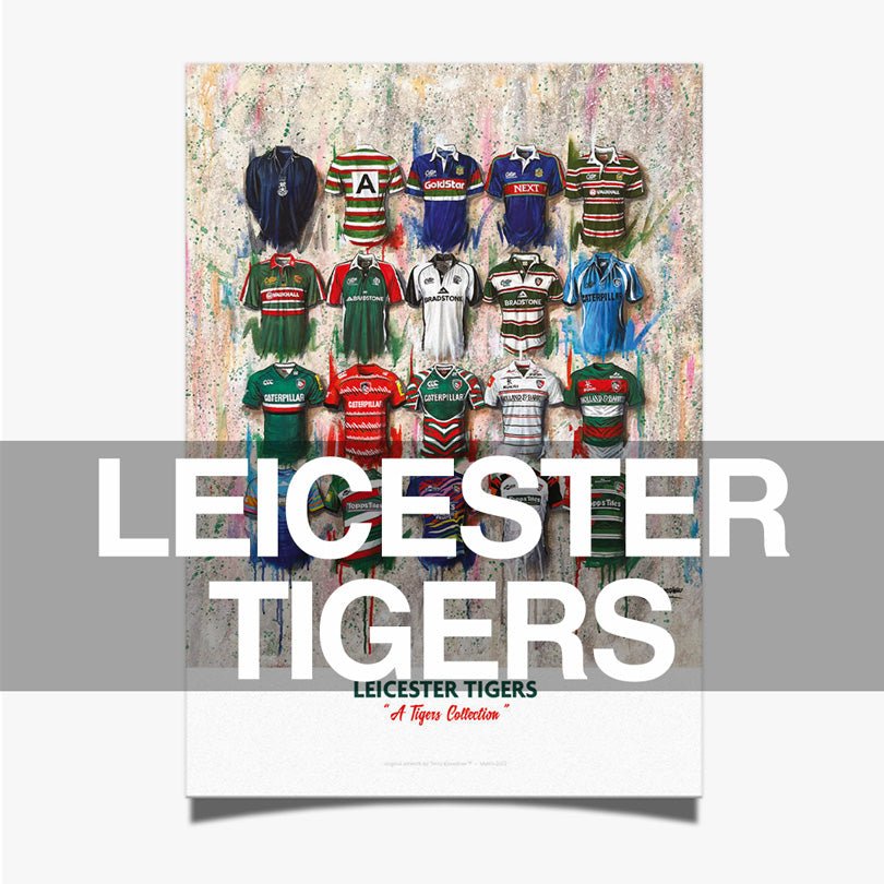 Leicester Tigers Rugby Artwork - Terry Kneeshaw Art
