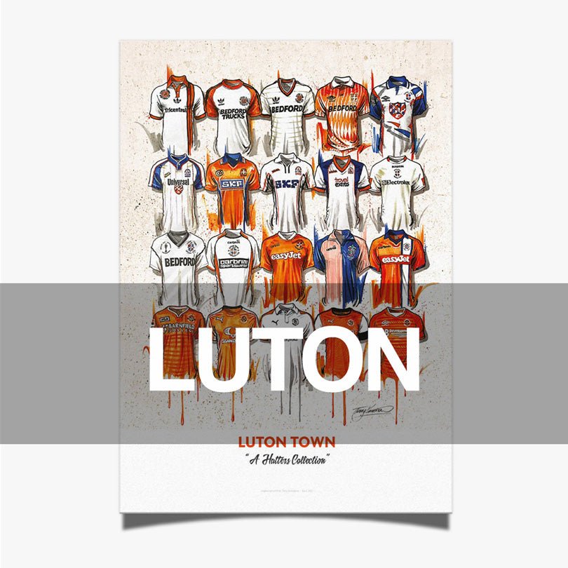 Luton Football Art Prints - Terry Kneeshaw Art