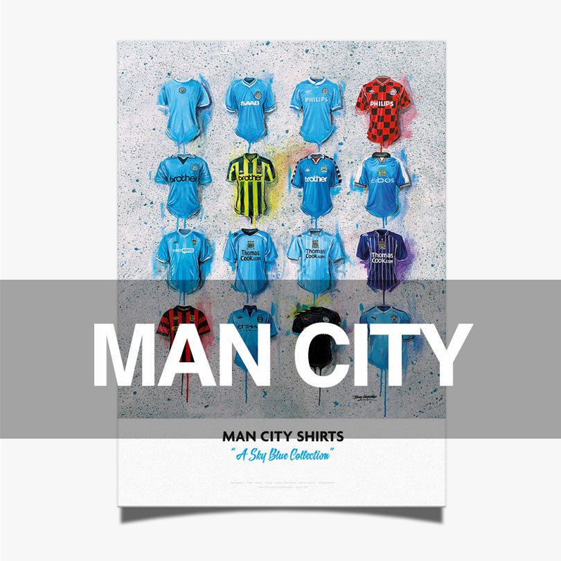 Manchester City Football Art Prints - Terry Kneeshaw Art