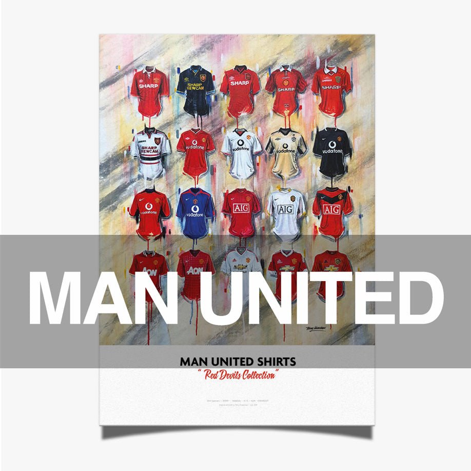 Manchester United Football Art Prints - Terry Kneeshaw Art